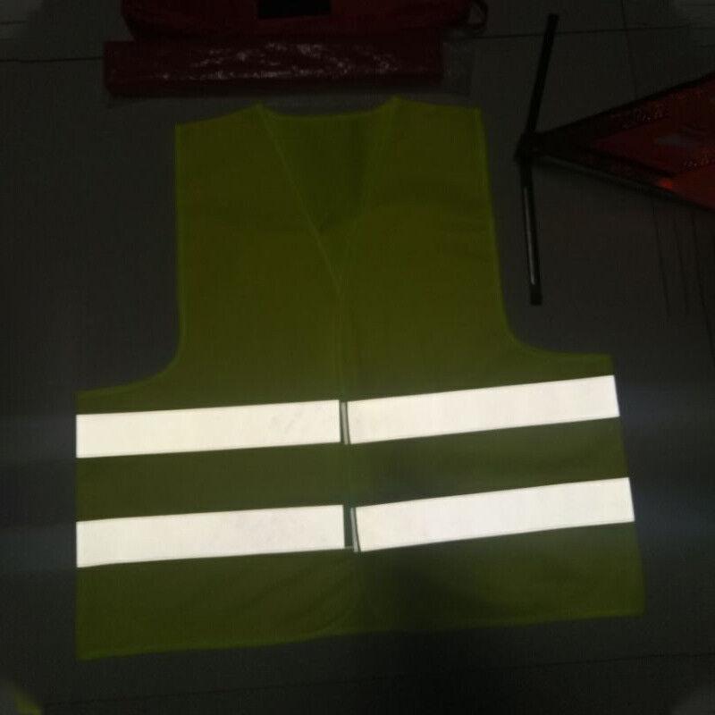 Yellow Reflective High Visibility Vest Workwear for Day and Night Use - 2XL