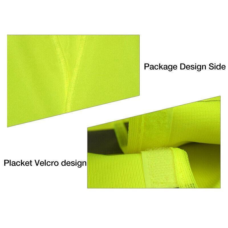 Yellow Reflective High Visibility Vest Workwear for Day and Night Use - 2XL